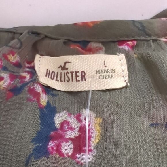 NWT Hollister Floral Blouse - Picture 6 of 7